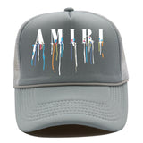 Amiri Hat Summer Cap Outdoor Mesh Cap Alphabet Print Baseball Cap