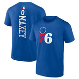 NBA T-Shirts NBA Basketball T-Shirt 76ers Harden Embiid Jersey Short Sleeve