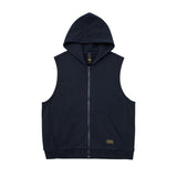 Men Vest Oversize Heavy Zipper Vest Jacket