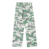 Men Sweatpants Camouflage Workwear Straight-Leg Trousers Multi-Pocket Loose Camouflage Pants