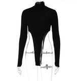 Women Jumpsuit Summer Sexy Backless Slim Fit Long Sleeve Jumpsuit (Hawthaw0412)
