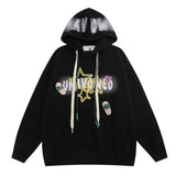 Men Hoodie Dopamine Couple Sweater Hip Hop Retro Hooded Sweater for Men and Women