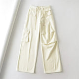 Women Sweatpants Vintage Harem Pants Casual Jeans Loose Straight Wide Leg Pants