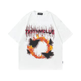 Men T Shirt Summer Five-Pointed Star Printed Couple Short Sleeve T-shirt