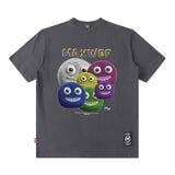 Men T Shirt Cartoon Printed Short Sleeve T-shirt