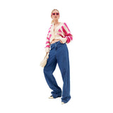 Women Knitted Sweater Spring and Autumn Sweater Female Loose Knitted Cardigan Coat