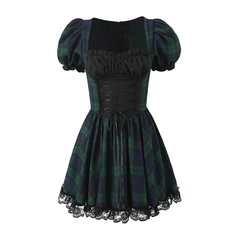 Women Dresses Summer Dress Lace Sexy Skirt (Xds0414)
