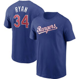 MLB T-Shirts MLB Rangers T-Shirts Baseball T-Shirts Printed Short Sleeves