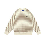 Unisex Hoodie Autumn Striped Printed Sweater