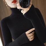 Women Knitwear Autumn and Winter Turtleneck Knitwear Sweater