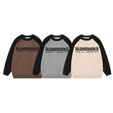 Unisex Sweater Autumn Jacquard Letter Sweater