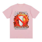 Lactose Intolerant Funny Meme T Shirt Men Women High Quality