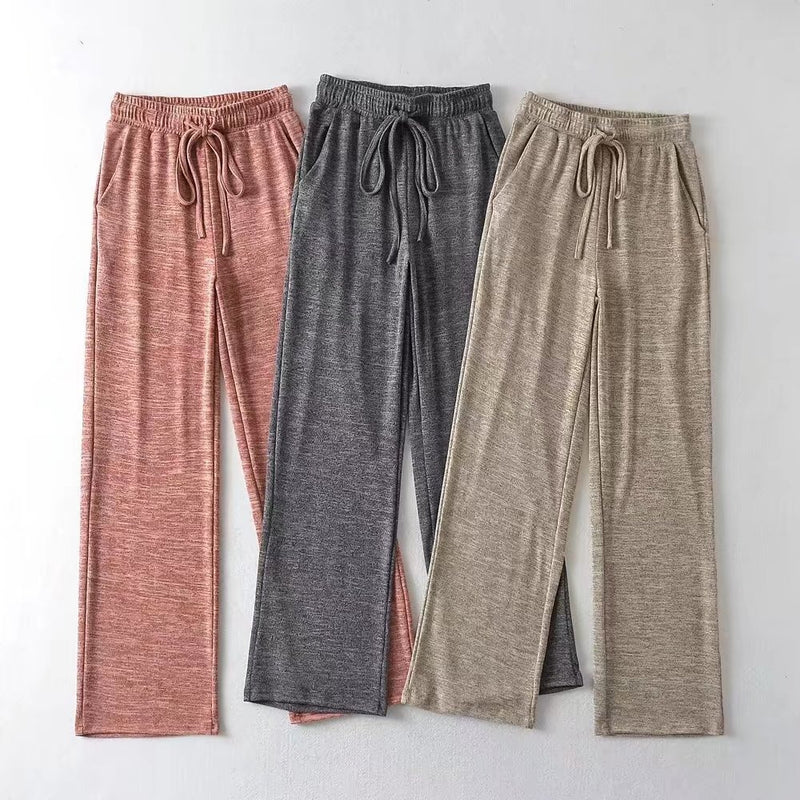 Women Sweatpants Spring and Autumn Loose Drawstring Track Sweatpants
