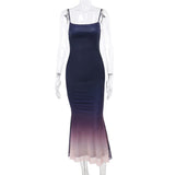 Women Dresses Autumn Sexy Long Dress Suspenders Dress