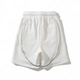 Men Shorts Summer Retro Loose Casual Drawstring Shorts