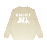 Gallery Dept Long Sleeved Shirt Fashion Brand Long Sleeve Long-Sleeved T-shirt Blouse