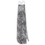 Women Dresses Summer Sexy Dew Split Sling Dress