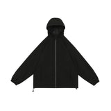 Unisex Jacket Shell Jacket Waterproof Hooded Jacket Men and Women Couple Sports Jacket