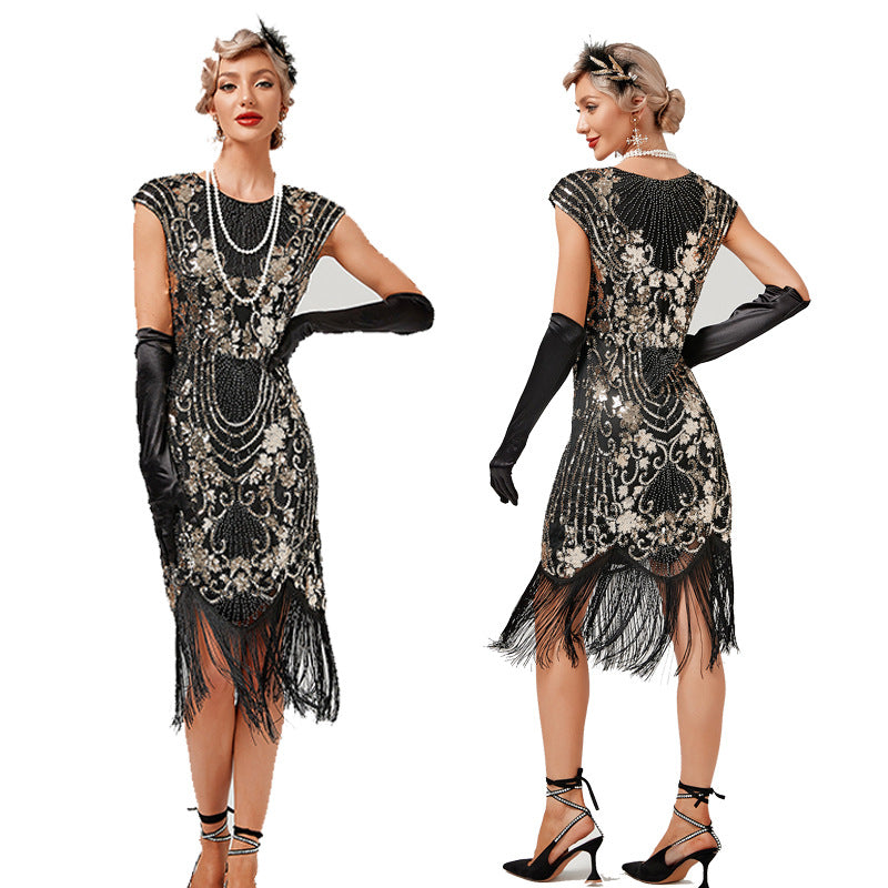 Flappers 1920S Dress Vintage Sequined Dress