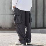 Men Sweatpants Loose Sports Outdoor Pleated Casual Pants