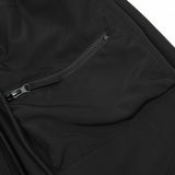 Men Sweatpants Tactical Pants Breasted Workwear Casual Pants Loose Zip Straight-Leg Pants Trousers