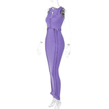Women Dresses Summer Hollow Slim round Neck Sleeveless Dress