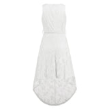 Women Date Dress Summer Butterfly Embroidery Mesh Lace Dress