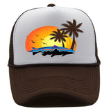 Bass Pro Shops Hat Summer Outdoor Surfing Baseball Cap Printed Fishing Net Cap