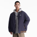 Unisex Winter Cotton Coat Winter Lapel Cotton-Padded Coat Retro Loose Cotton Coat