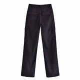 Women Sweatpants Multi-Pocket Cargo Casual Pants Trousers