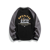 Unisex Hoodie Autumn New Contrast Color Sweatshirt