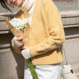 Women Knitted Cardigan Autumn Vintage Knitted Jacket