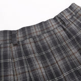 Women Skirt Plaid Pleated Skirt Girls Summer Short Skirt A- Line Skirt