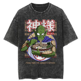 2024Men Streetwear Vintage Oversized T Shirt Japanese