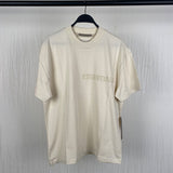 Fog Essentials T shirt Flocking Logo Loose T shirt