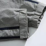 Unisex Winter Cotton Coat Decorative Hooded Jacket Vintage Baggy Coat