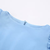 Women Dress Spring/Summer round Neck Puff Sleeve Dress Sheath Tight Dress