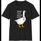 Today I'm A Serious Goose T-Shirt Silly Goose Shirt  Funny