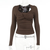 Women Tops Long Sleeve Top Fall/Winter Slim