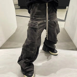 MIJKO Men Vintage Pants MIJKO RICK trousers men's and women's same wide tube wide feet trendy jeans