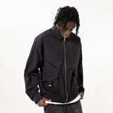 Men Jacket Coat Spring and Autumn Workwear Men's Ins Loose Flight Jacket