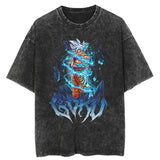 2024Men Streetwear Vintage Oversized T Shirt Japanese