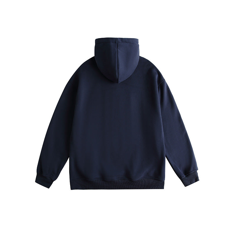 Unisex Winter Cotton Coat Retro Loose Velvet Hoodie