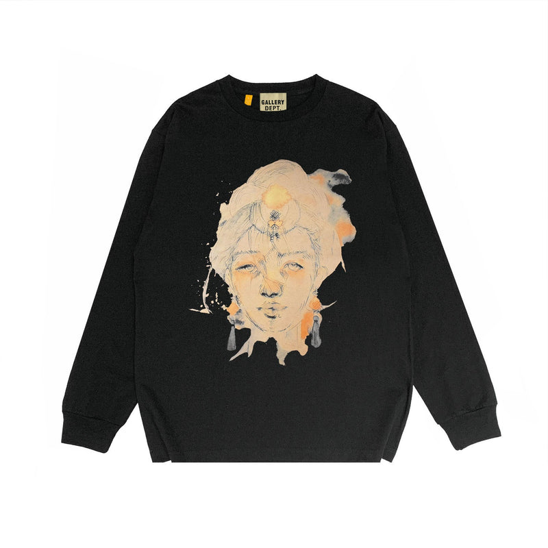 Gallery Dept Long Sleeved Shirt Fashion Brand Long Sleeve Long-Sleeved T-shirt Blouse