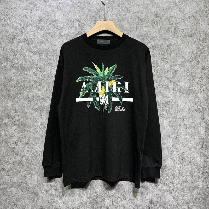 Amiri Long Sleeve Shirt Long Sleeve Long-Sleeved T-Shirt Blouse