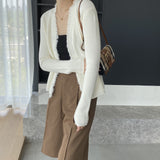Women Cardigan Sweater Autumn Knitted Coat Vintage Tassel Sweater Coat Knitted Cardigan 8t8261