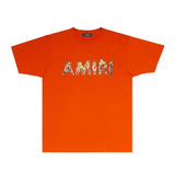 Amiri T Shirts Fashion Brand T Shirt Short Sleeve T-shirt Blouse