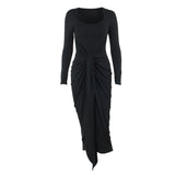 Women Dresses Long Sleeve Dress Autumn Winter Long Dress