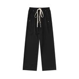 Women Sweatpants Straight-Leg Trousers Men and Women Hiphop Loose Dancing Wide-Leg Casual Pants
