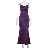 Women Dresses Sexy Suspenders Backless Dress
